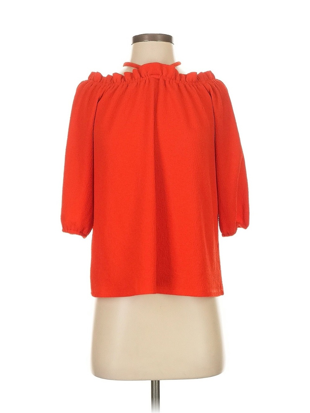 Vince Camuto Bright Red Off-Shoulder Blouse